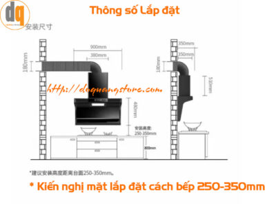 Kích thước Lắp đặt xiao zhi