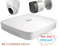 Bộ 2 camera HDCVI