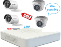 Bộ 4 camera HDTVI 1M